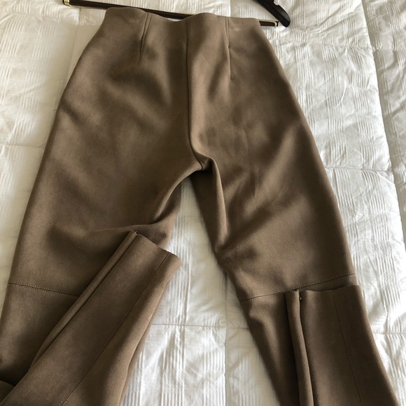 Zara Pants - 🐿 Zara Faux Suede Pants in Gorgeous Tan Colour 🐿